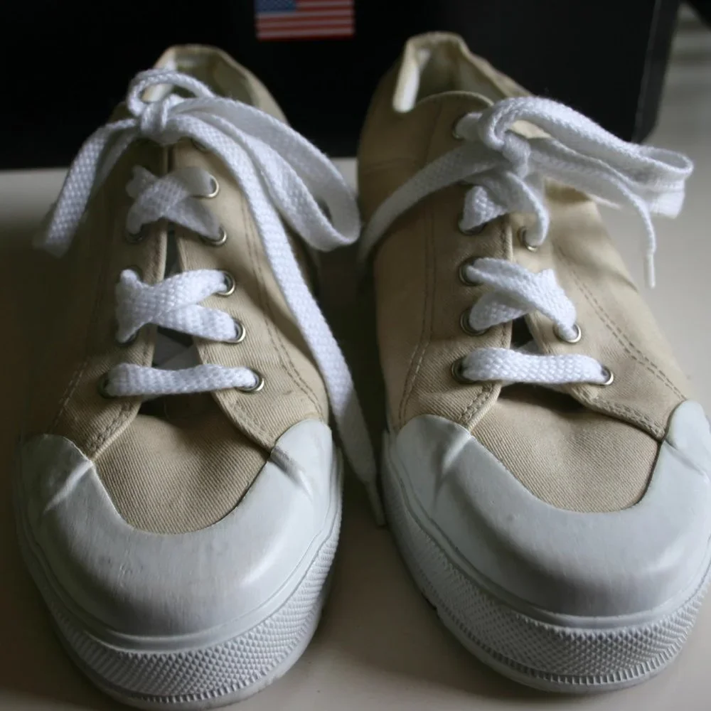 RALPH LAUREN POLO SPORT Sneaker 8B Color OATS/Tan Excellent Worn Inside Twice - Picture 8 of 10